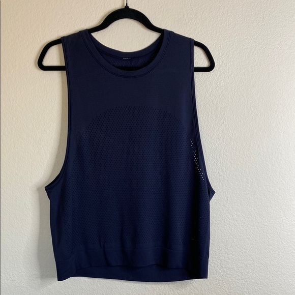 lululemon athletica Tops - Lululemon Breeze By muscle tank in midnight navy Sz?